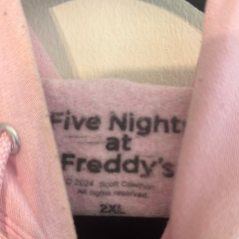 Five Nights at Freddy’s Pink Graphic Pullover Sweater - Picture 7 of 7